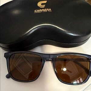 Carrera Men's Blue Sunglasses with Black Case luxury Italian never worn